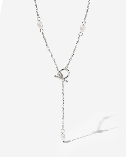 Cascade Pearl Y-Necklace
