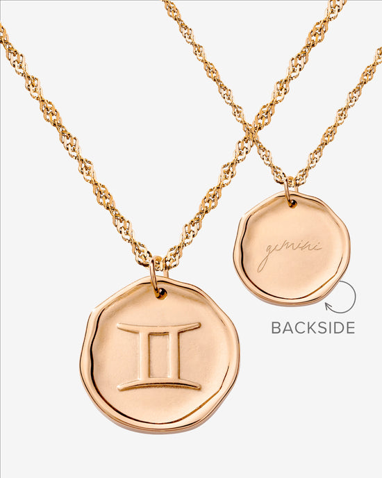 Zodiac Necklace Rose Gold