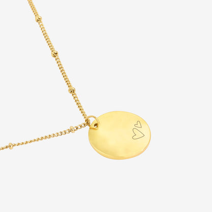 Mother & Daughter Necklace Gold