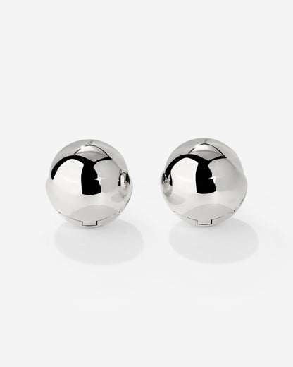 Graceful Curves Studs Silver
