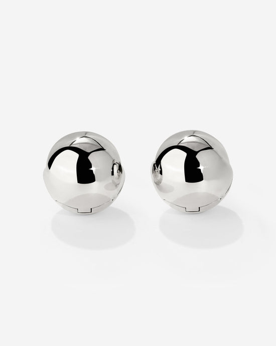 Graceful Curves Studs Silver