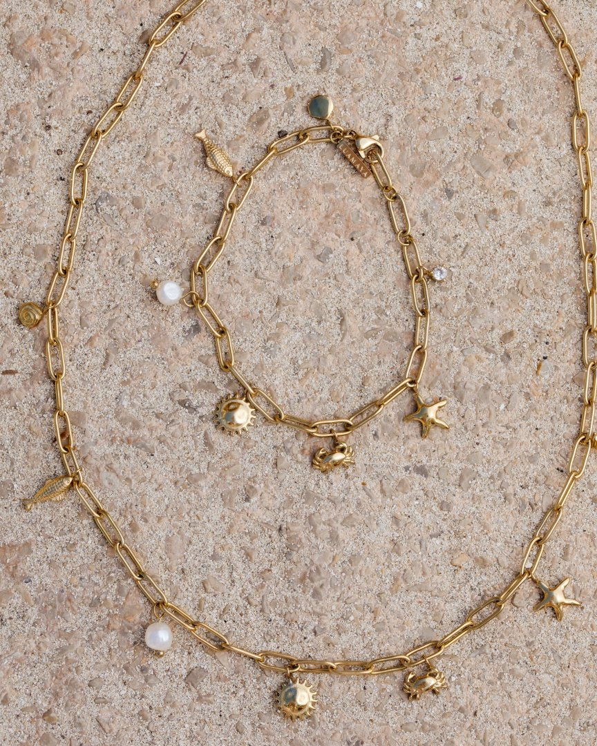 Seaside Treasures Necklace Silver