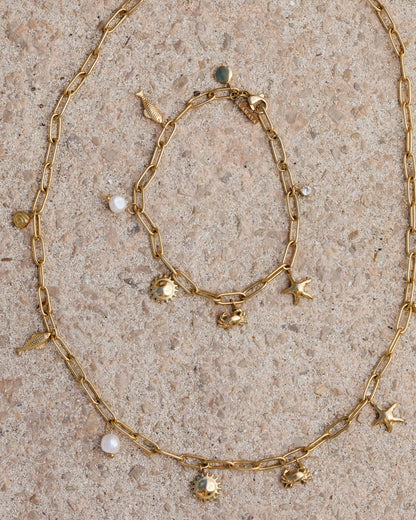 Seaside Treasures Necklace Silver