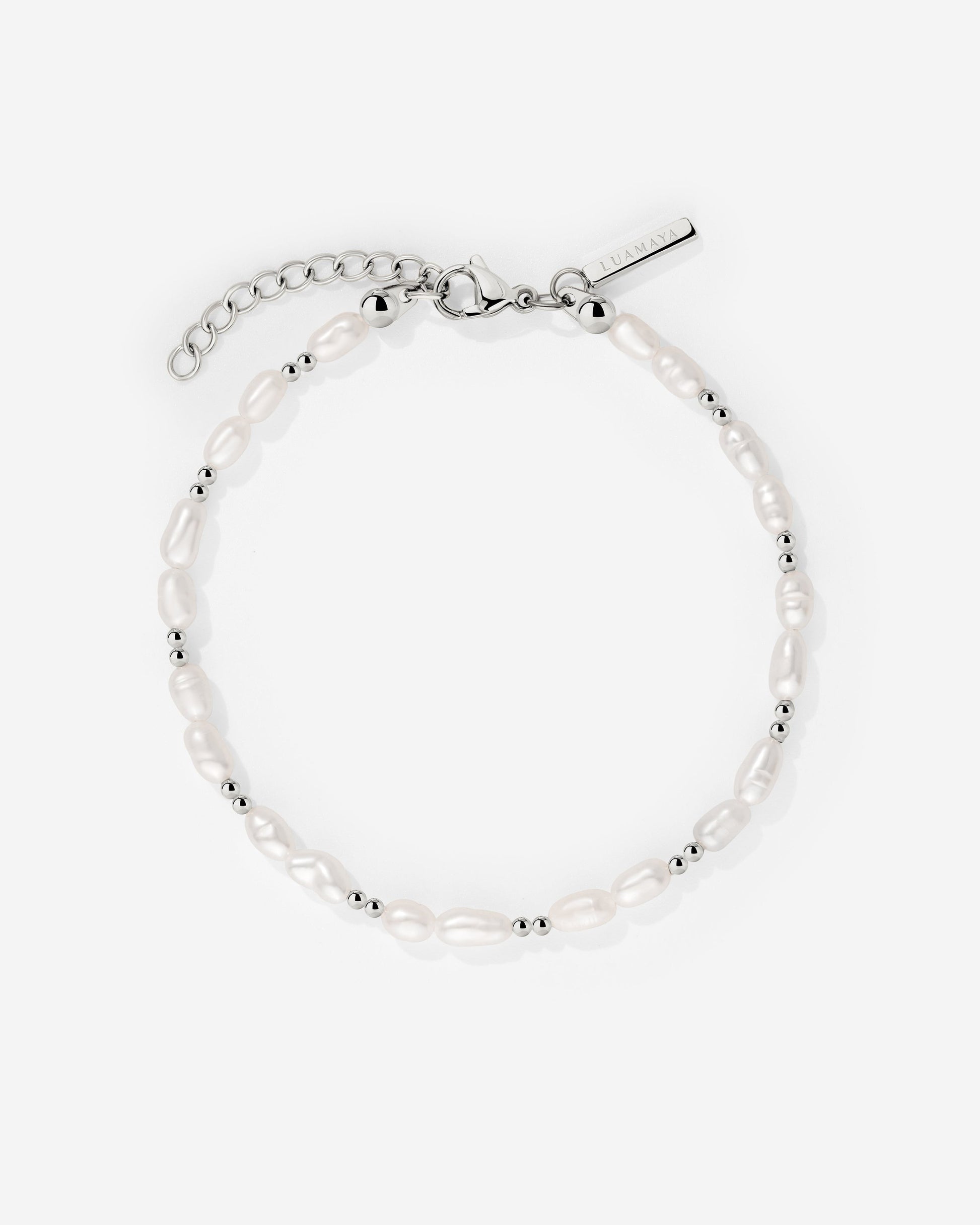 Summertime Pearl Bracelet Silver