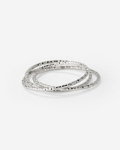 Prism Trio Ring Silver