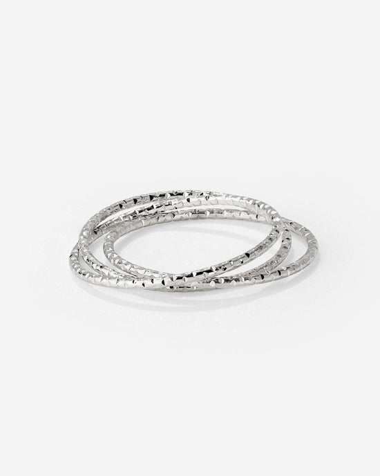 Prism Trio Ring Silver
