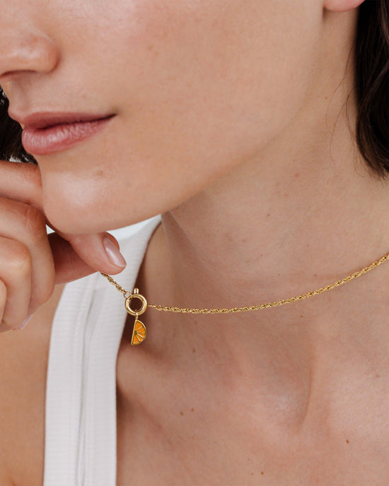 Juicy Rope Chain Necklace Set Gold
