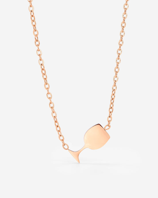 Vino Veritas Necklace Rose Gold