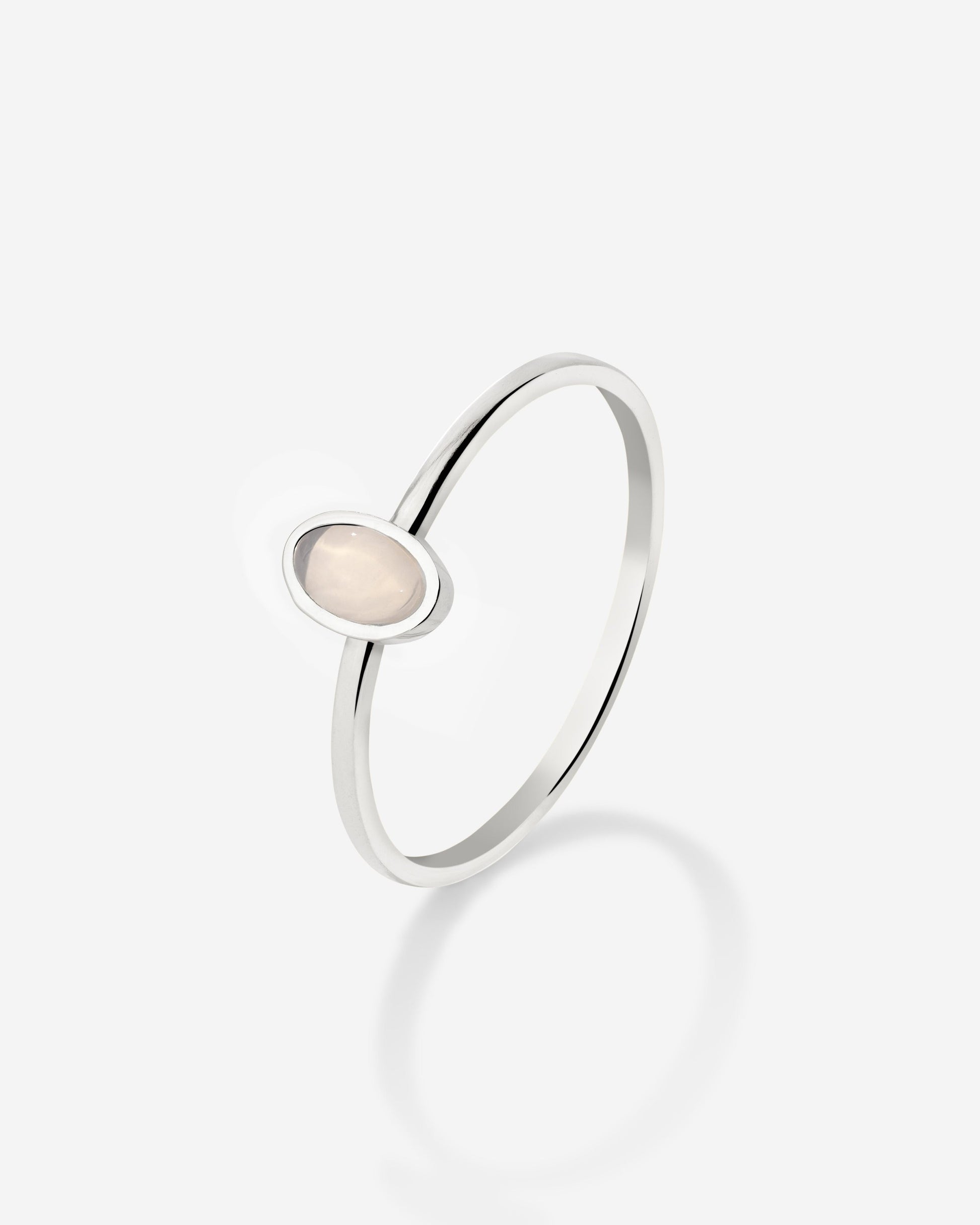 Oval Ring Silver