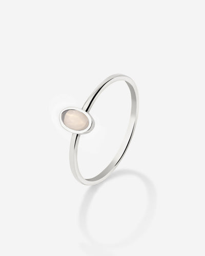 Oval Ring Silver