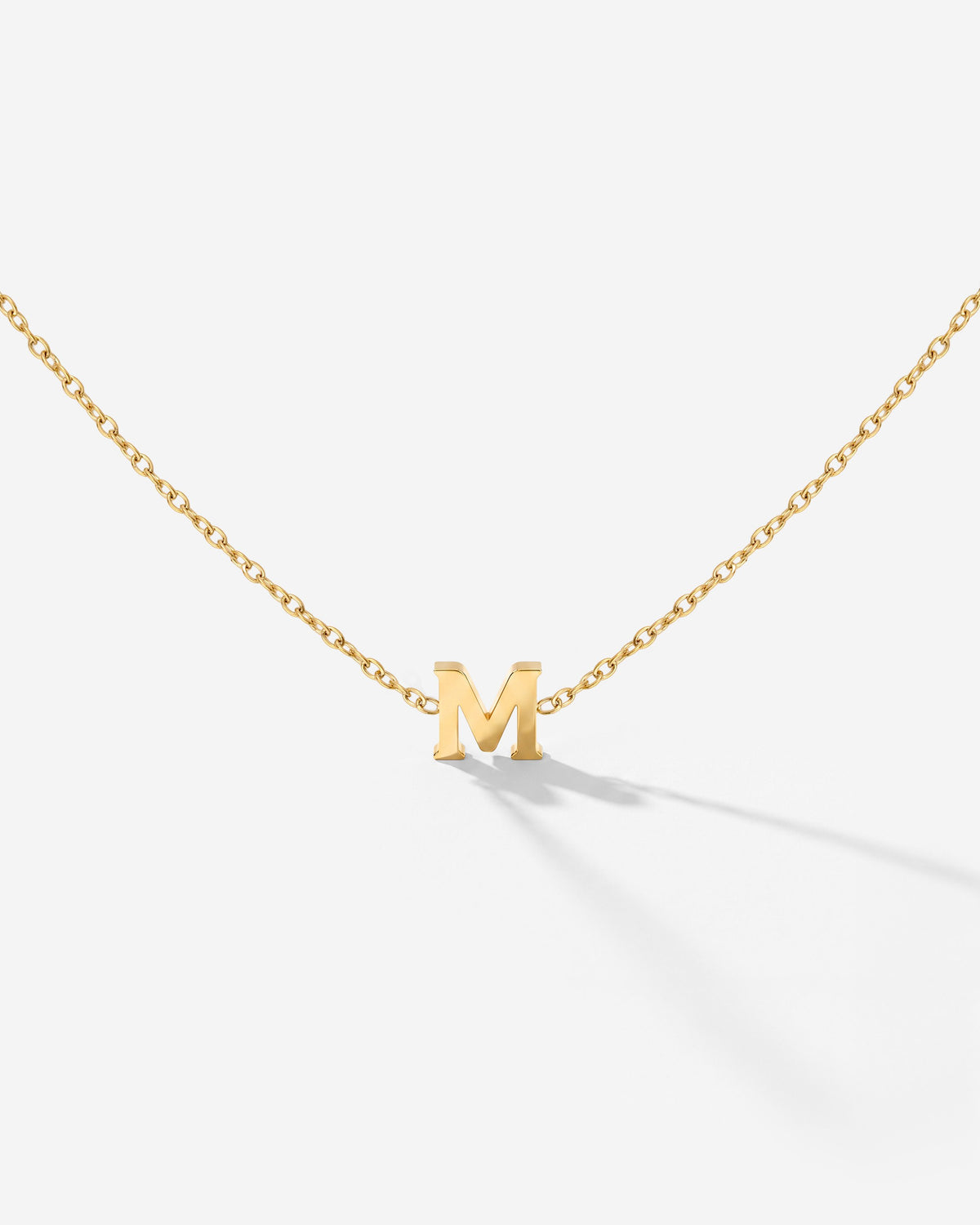 Tiny Letter Necklace
