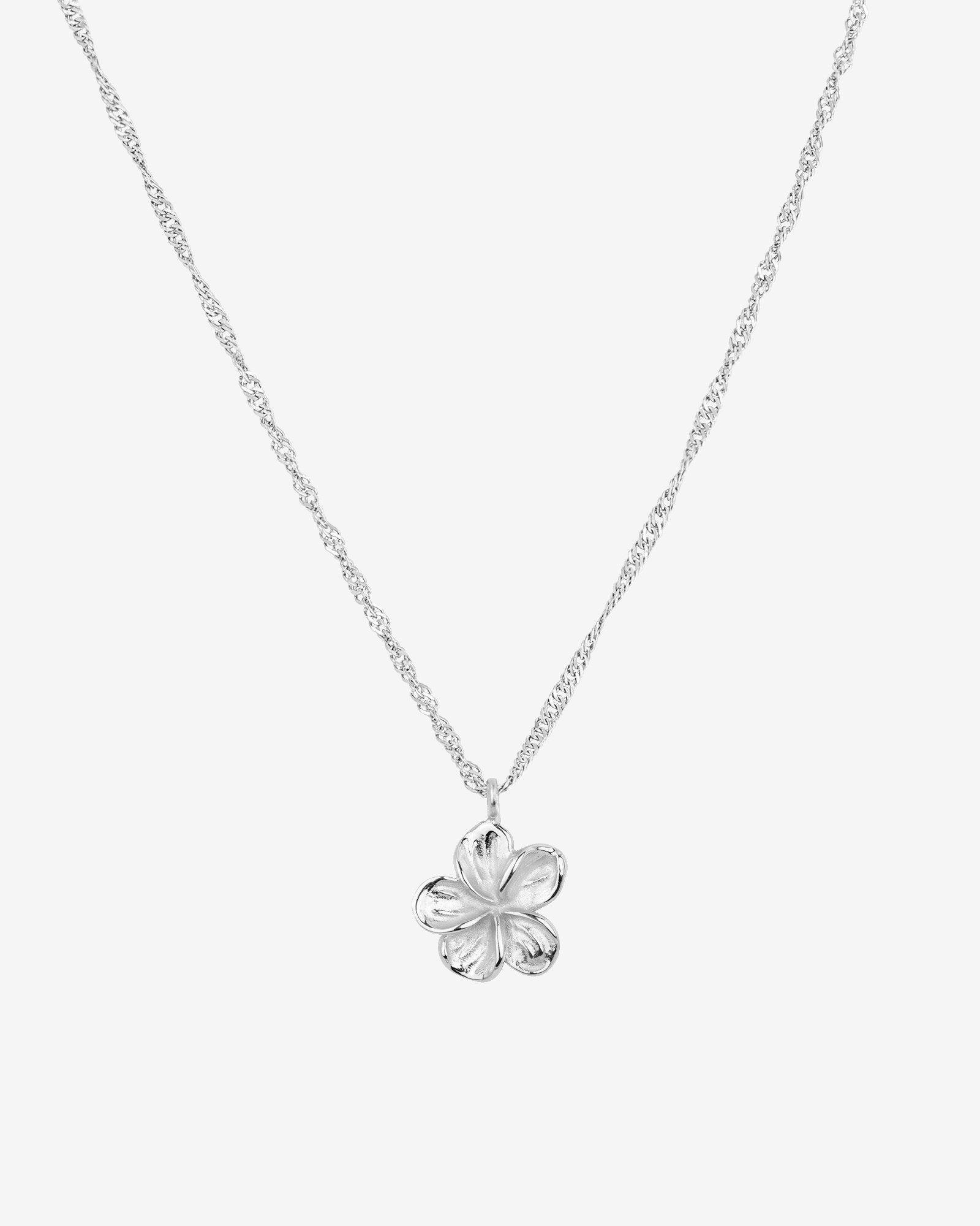 Flora Necklace Silver