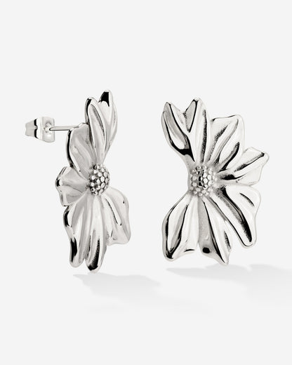 Eternal Bloom Studs Silver