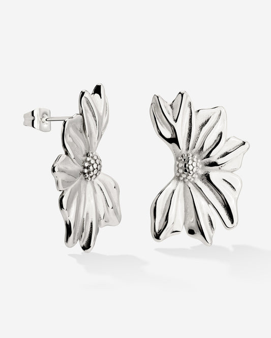 Eternal Bloom Studs Silver