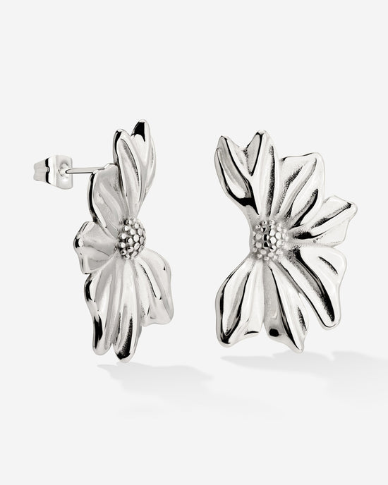 Eternal Bloom Studs Silver