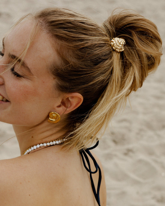 Shell Hair Tie Cream