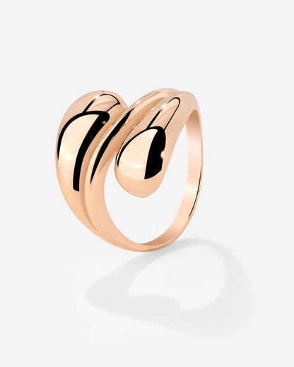 Sculpted Touch Ring Rose Gold