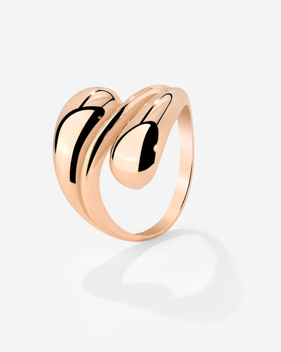 Sculpted Touch Ring Rose Gold