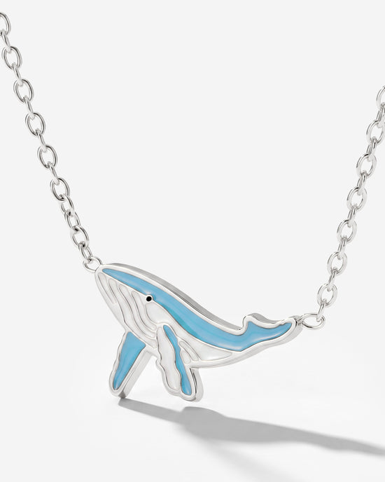 Blue Whale Necklace