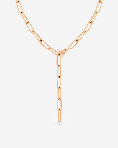 Honey Y-Necklace Rose Gold
