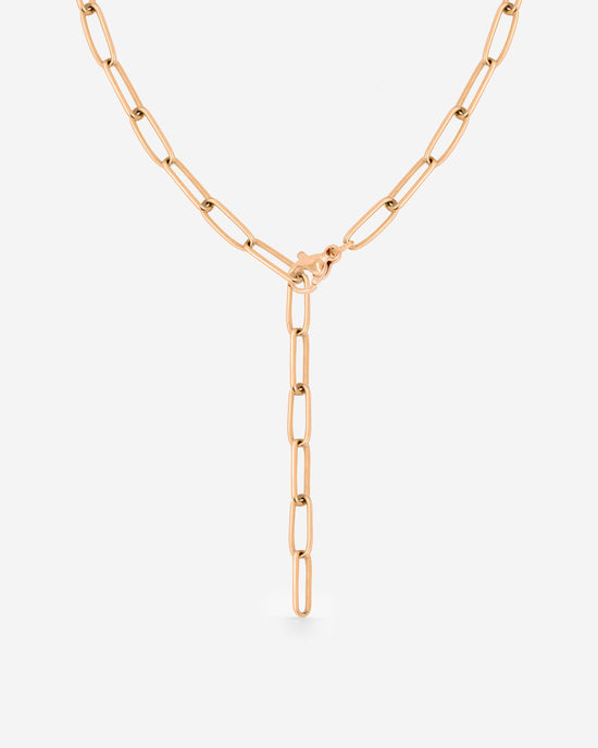 Honey Y-Necklace Rose Gold