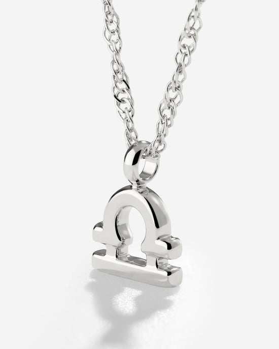 Libra Bubble Necklace Silver
