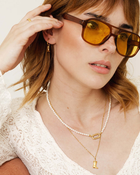Howdy Necklace Gold