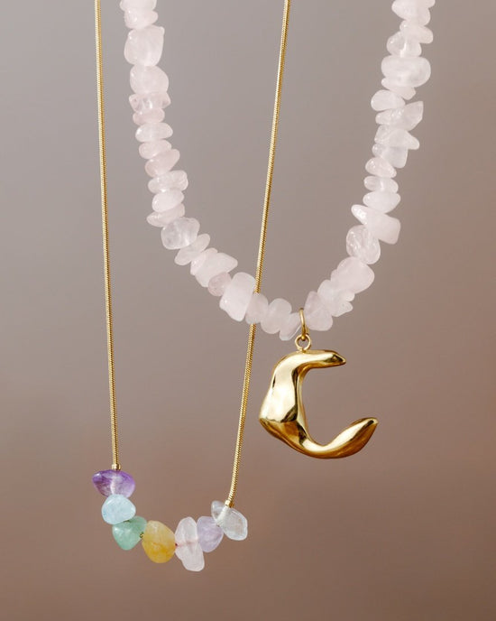 Radiant Romy Necklace Rose Gold