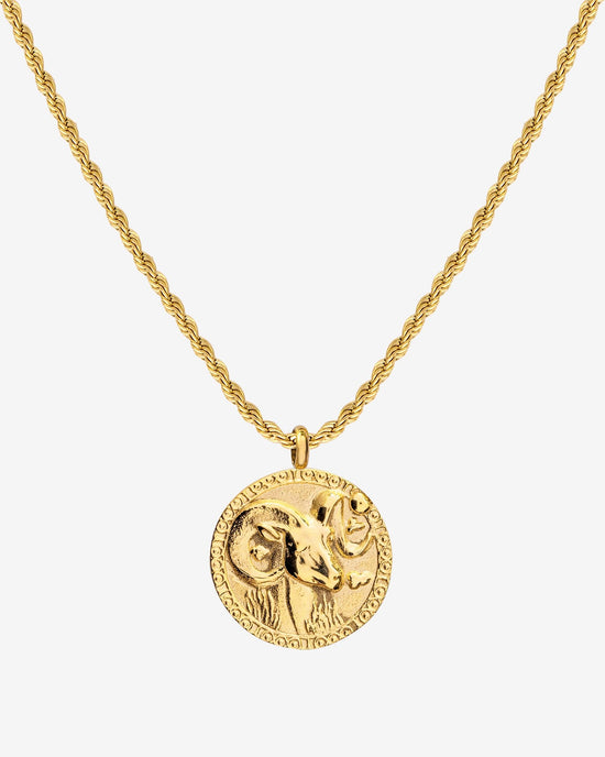 Zodiac Sign Necklace Gold