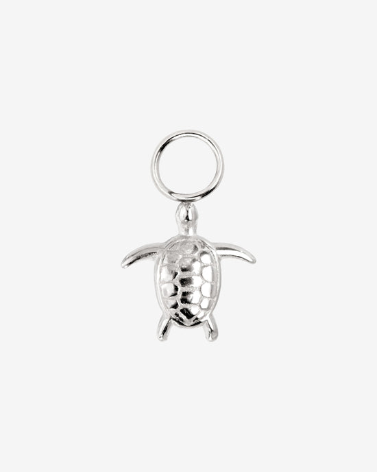 Sea Turtle Twisted Hoop Set Small Silver