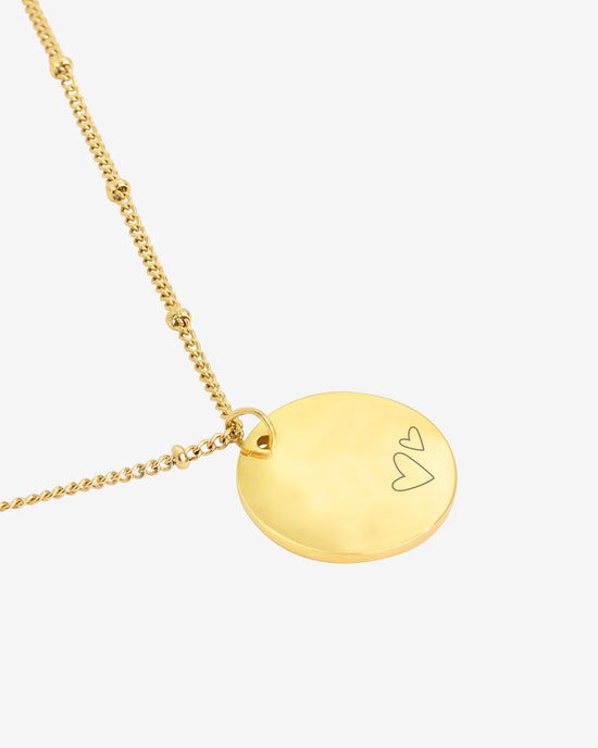 Mother & Daughter Necklace Gold