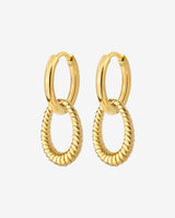 Oldie Goldy Hoop Set Small Gold