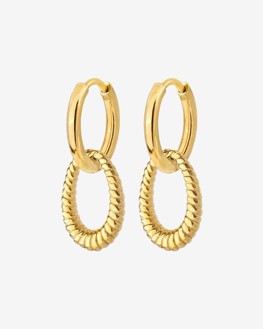Oldie Goldy Hoop Set Small Gold