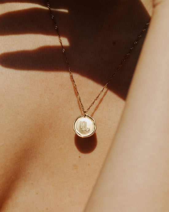 Zodiac Necklace – Capricorn Rose Gold