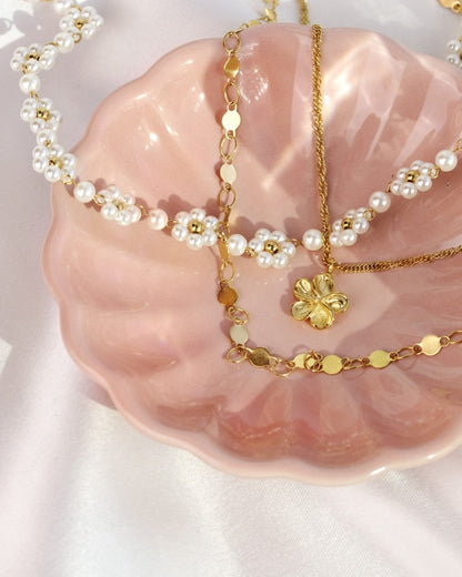 Spring Babe Necklace Silver