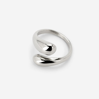 Gentle Embrace Ring Silver