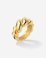 Bold Twist Ring Gold