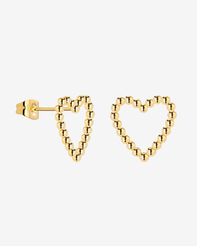 Heart of Gold Studs gold