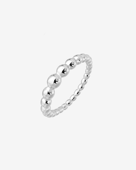 Beady Ring Silver
