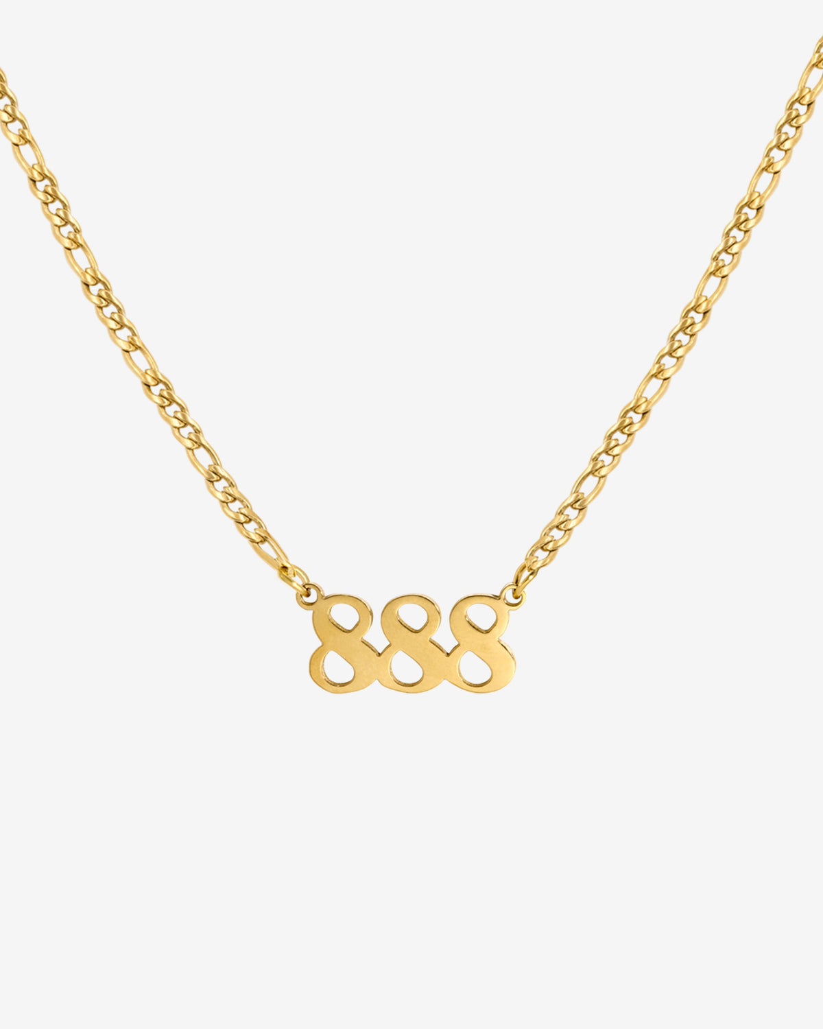 Angel Number Necklace Gold