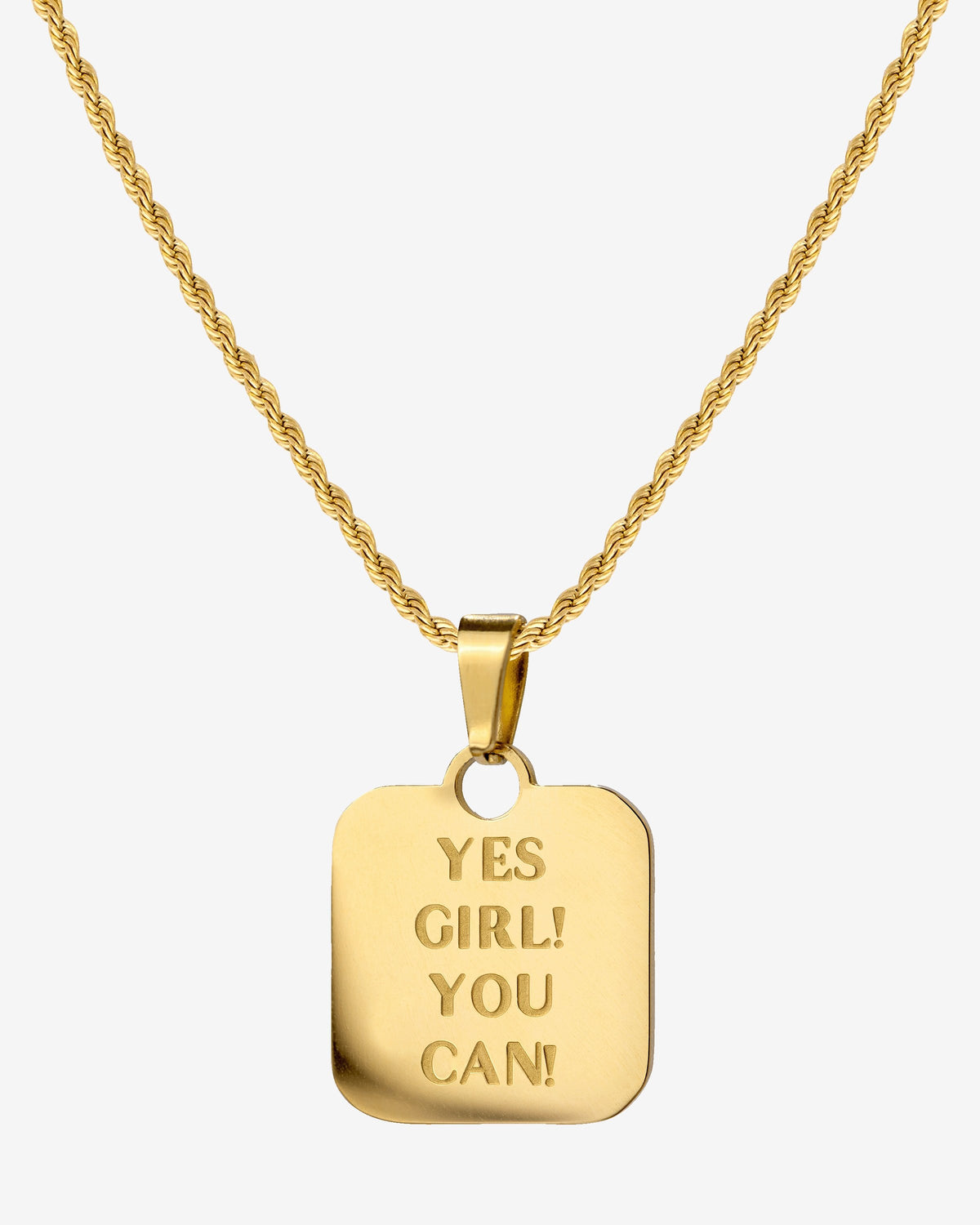 Yes girl! You can! Necklace Gold