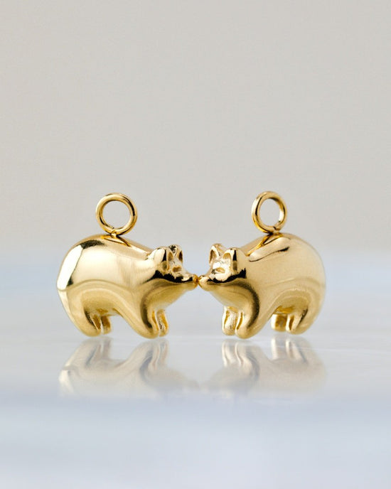 Piggy Hoop Set Small gold