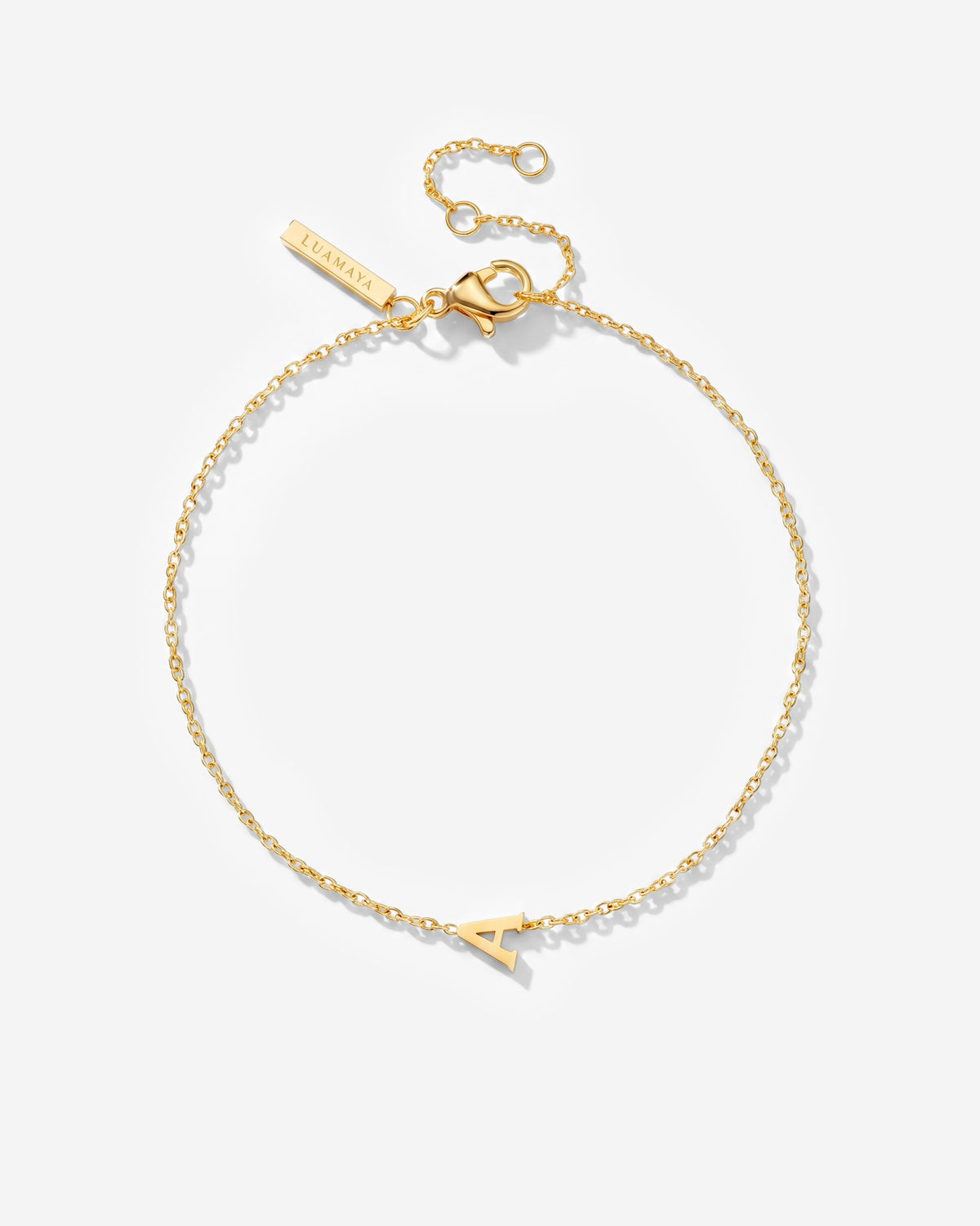 Tiny Letter Bracelet