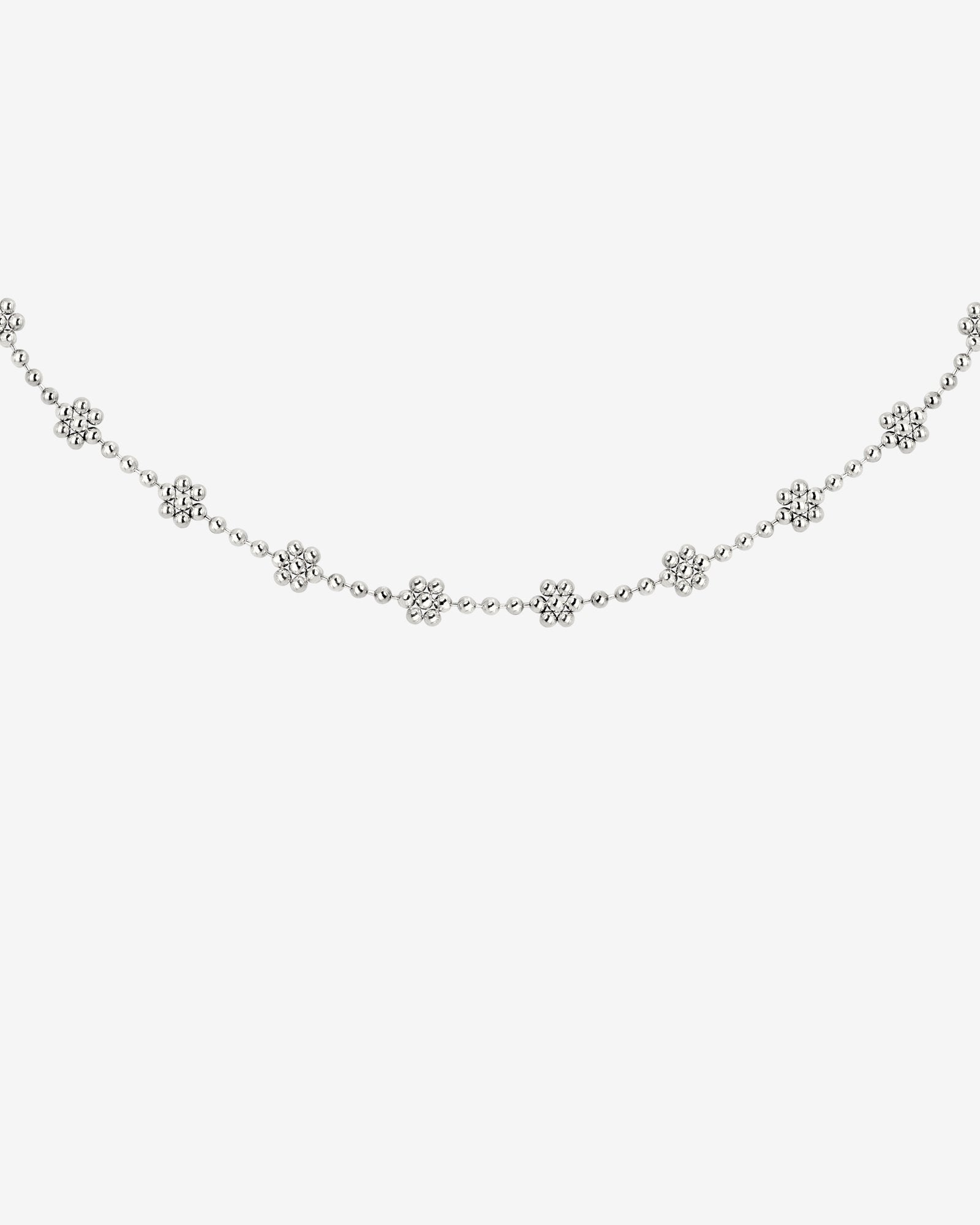 Blooming Choker Silver