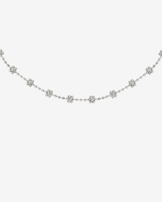 Blooming Choker Silver