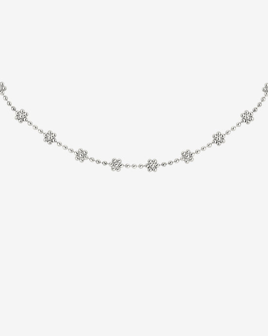 Blooming Choker Silver