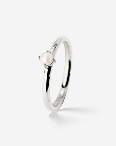 Dream Pearl Ring Silver