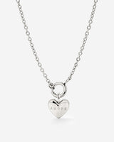 Amore Mio Classic Chain Necklace Set Silver