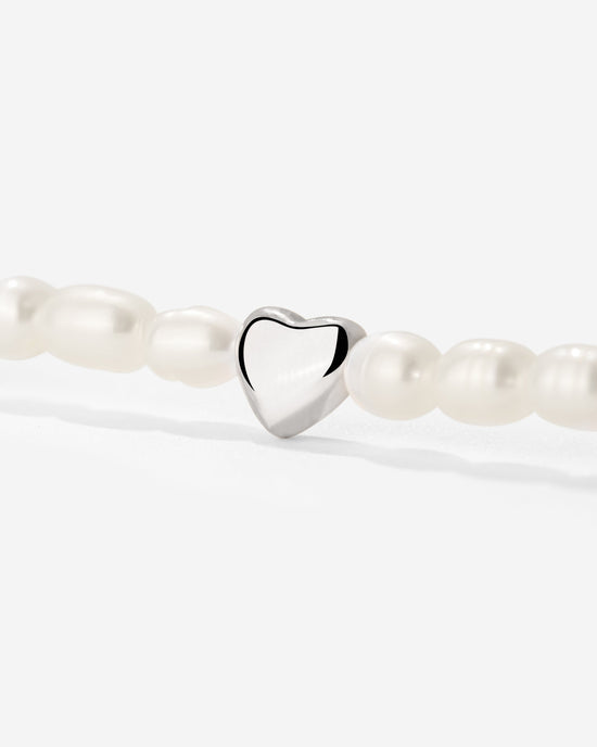 Love Pearls Necklace Silver
