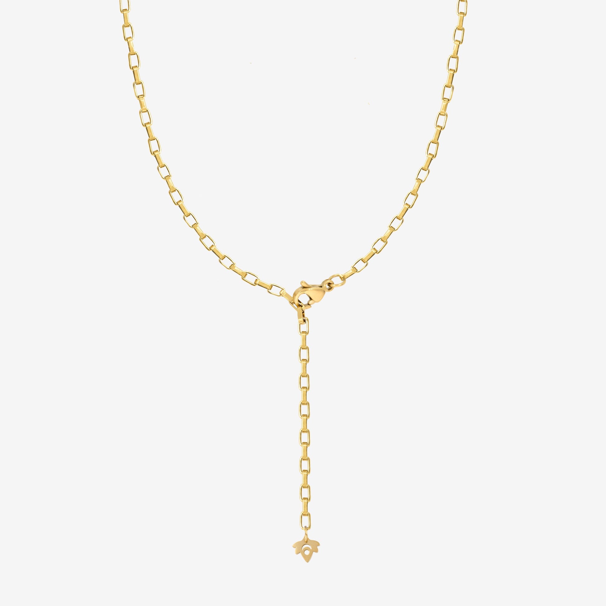Square Y Box Chain gold